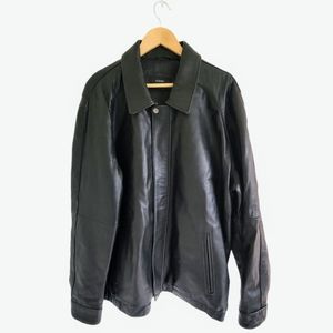 Alfani Mems Leather Jacket